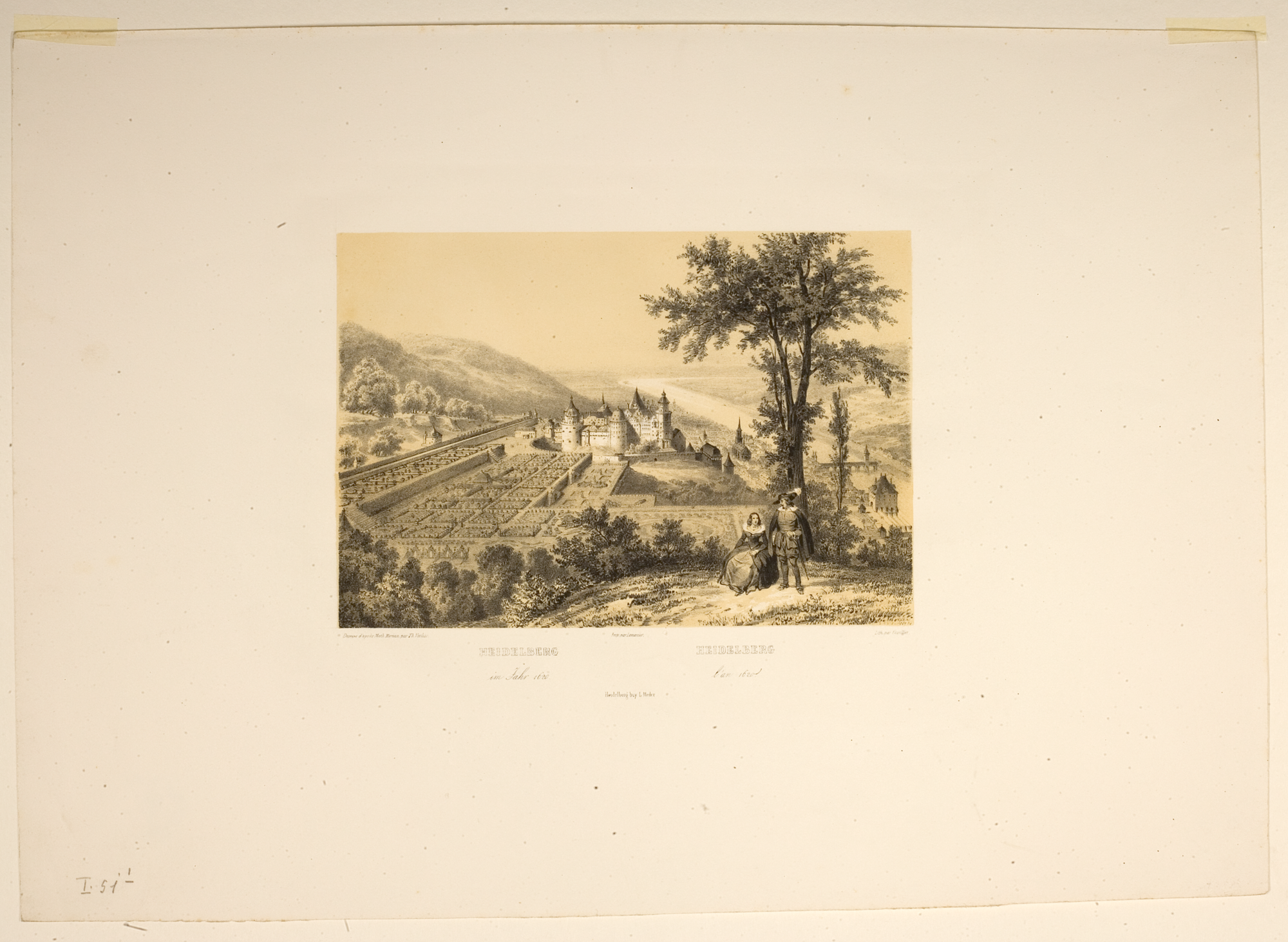 Schloss und Garten von Osten (Quelle: Bildindex der Kunst und Architektur)