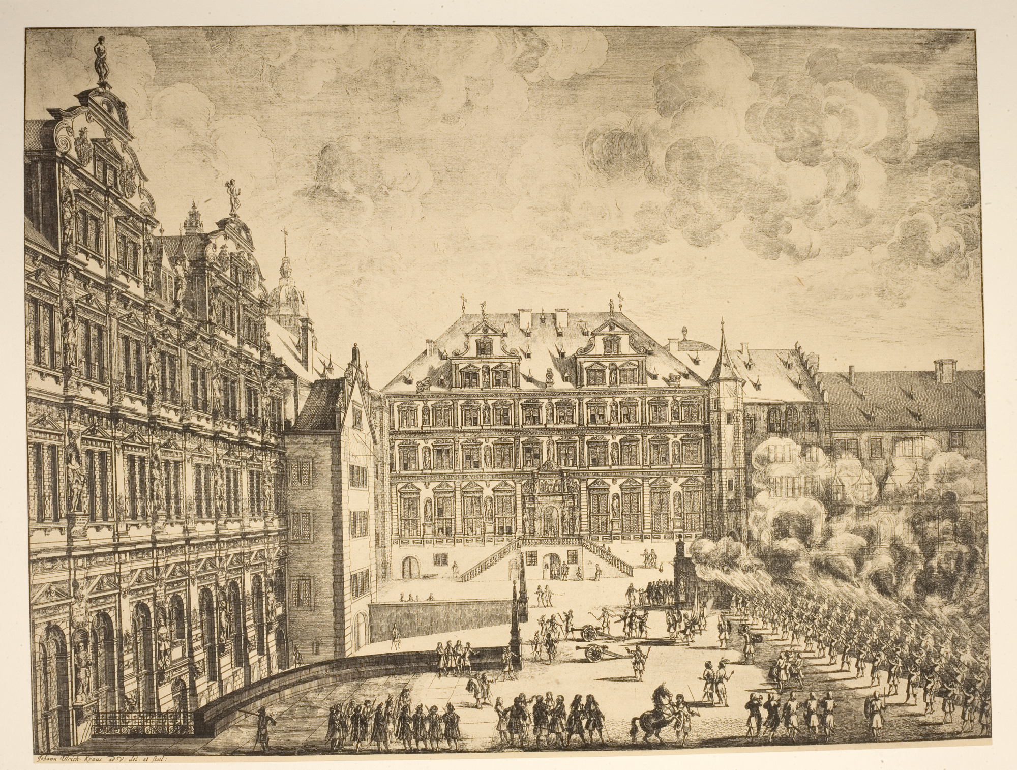 Schlosshof von Westen (Quelle: Bildindex der Kunst und Architektur)