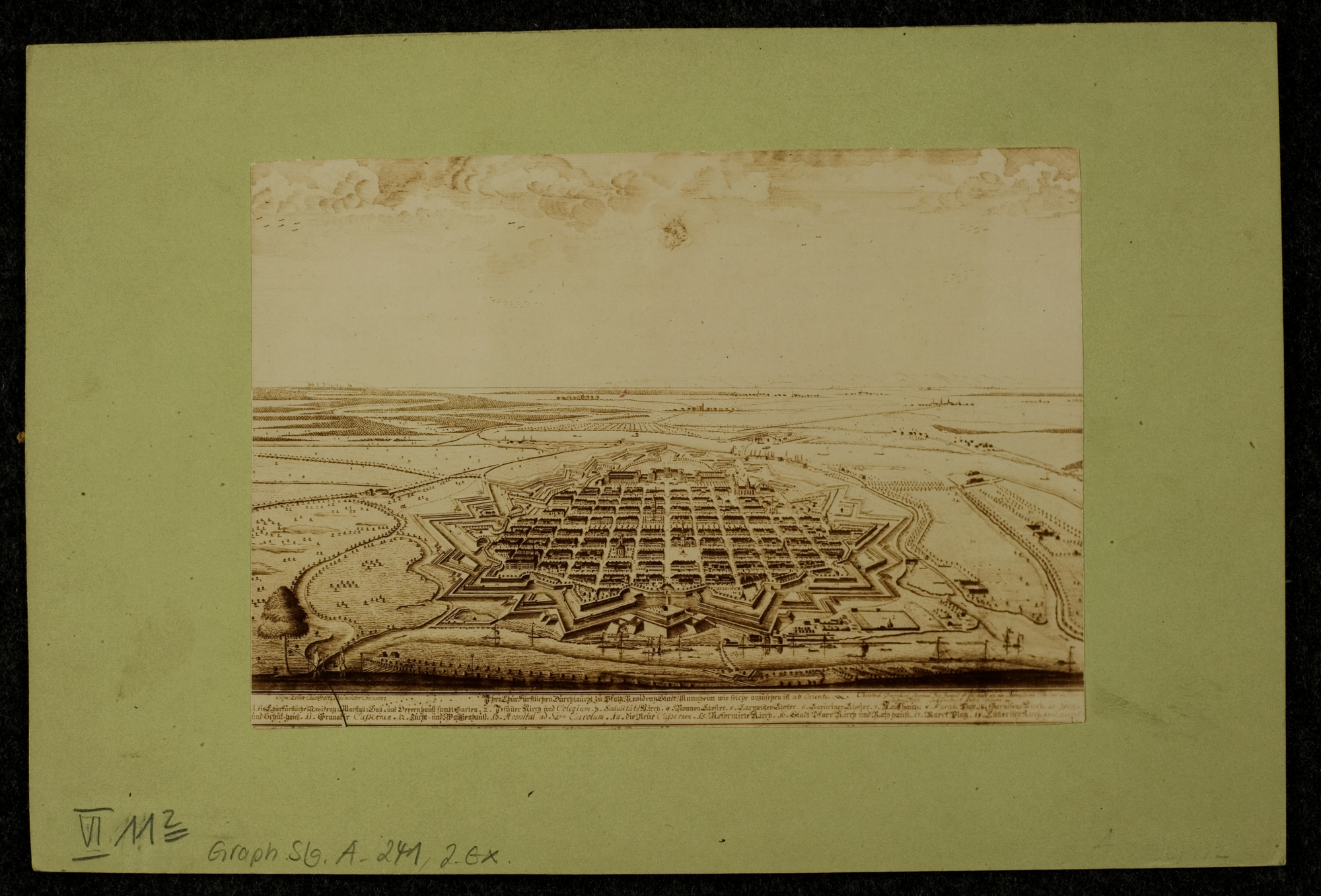 Stadtplan in Vogelperspektive (Quelle: Bildindex der Kunst und Architektur)