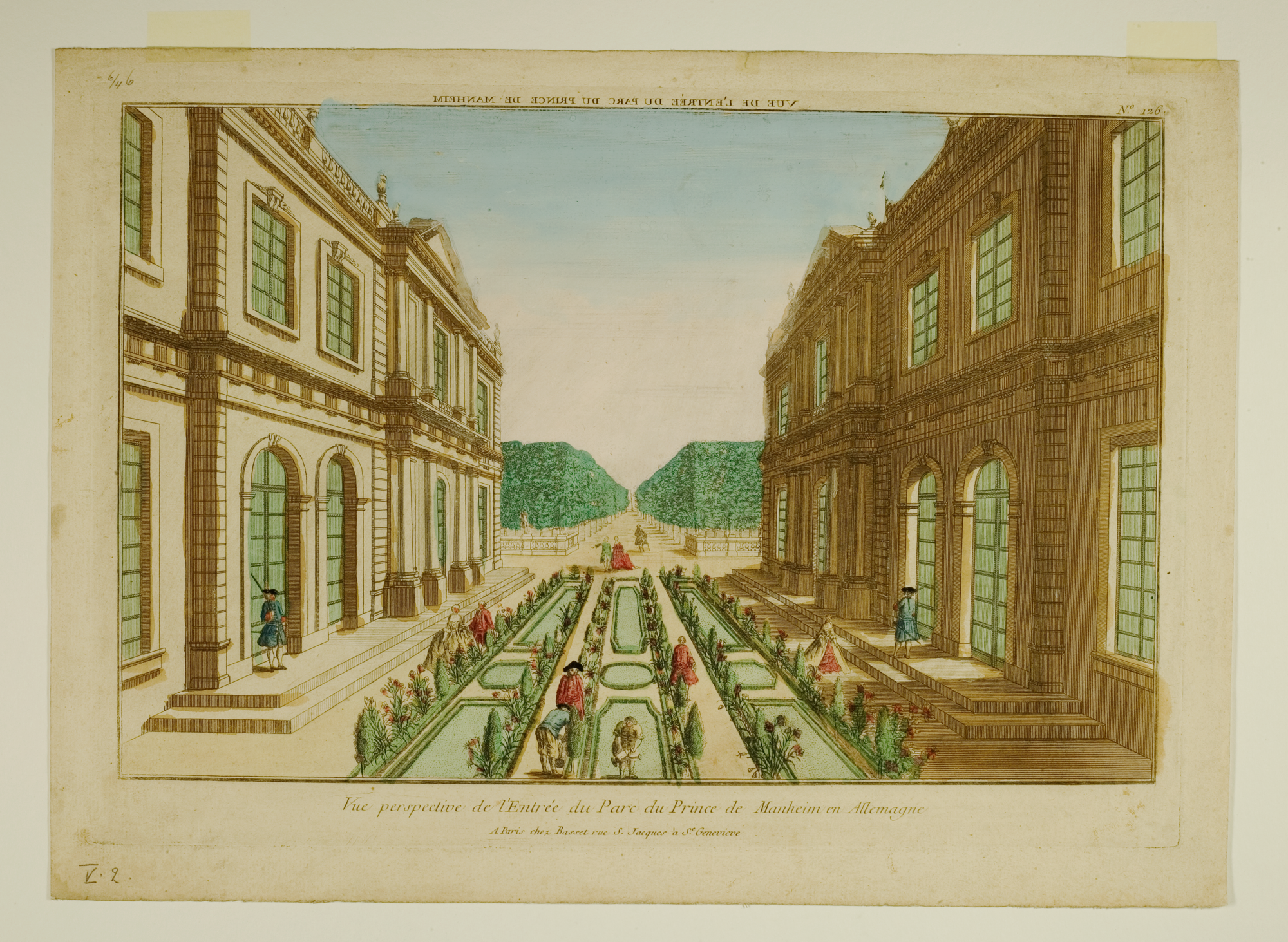 Schloss Mannheim, Schlosspark (Quelle: Bildindex der Kunst und Architektur)