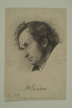 Wilhelm von Schadow, 1831-1834 (Quelle: Digitaler Portraitindex)