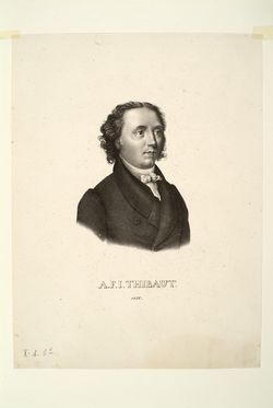 Anton Friedrich Justus Thibaut, 1825 (Quelle: Digitaler Portraitindex)