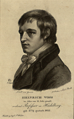 Heinrich Voß, Barth, Carl - 1826 (Quelle: Digitaler Portraitindex)