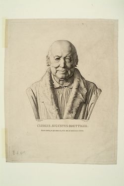 Carl August Böttiger, Ernst Rietschel -  (Quelle: Digitaler Portraitindex)