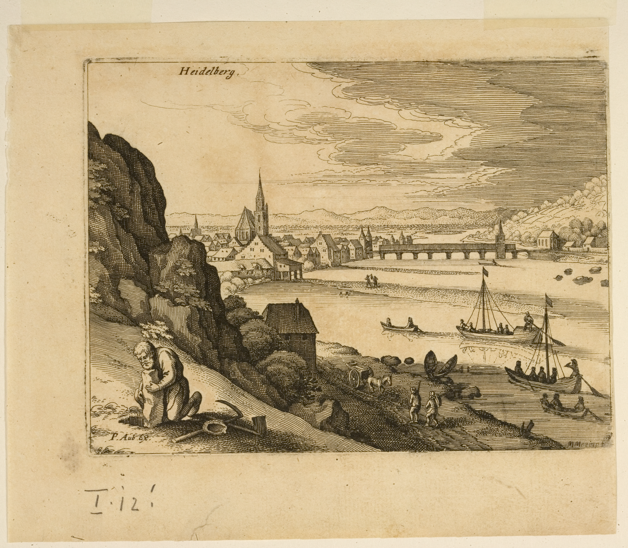 Ansicht von Osten mit Neckar (Quelle: Bildindex der Kunst und Architektur)