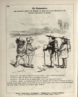 "Die Auswanderer, oder wunderbare Fahrten und Abenteuer der Herren Barnabas Wühlhuber und Casimir Heulmaier in Amerika"
