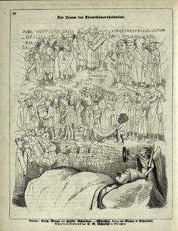 "Der Traum des Staatshämorrhoidarius"