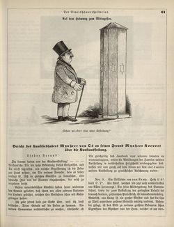 "Der Staatshämorrhoidarius. Auf dem Heimweg zu Mittagessen"