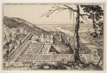 Der Hortus Palatinus und Schloss Heidelberg