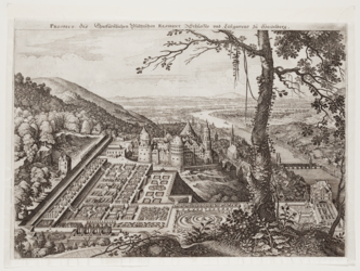 Der Hortus Palatinus und Schloss Heidelberg