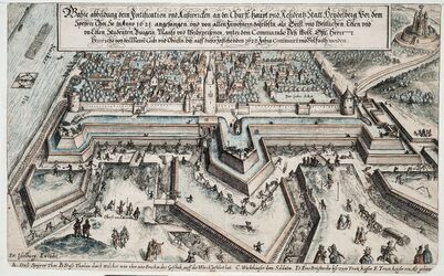 Heidelberg, Schanzenarbeiten am Speyrer Tor 1522, Militärperspektive
